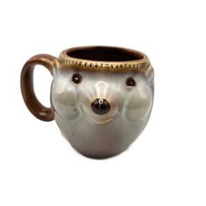 Vintage 3D Hedgehog Mug